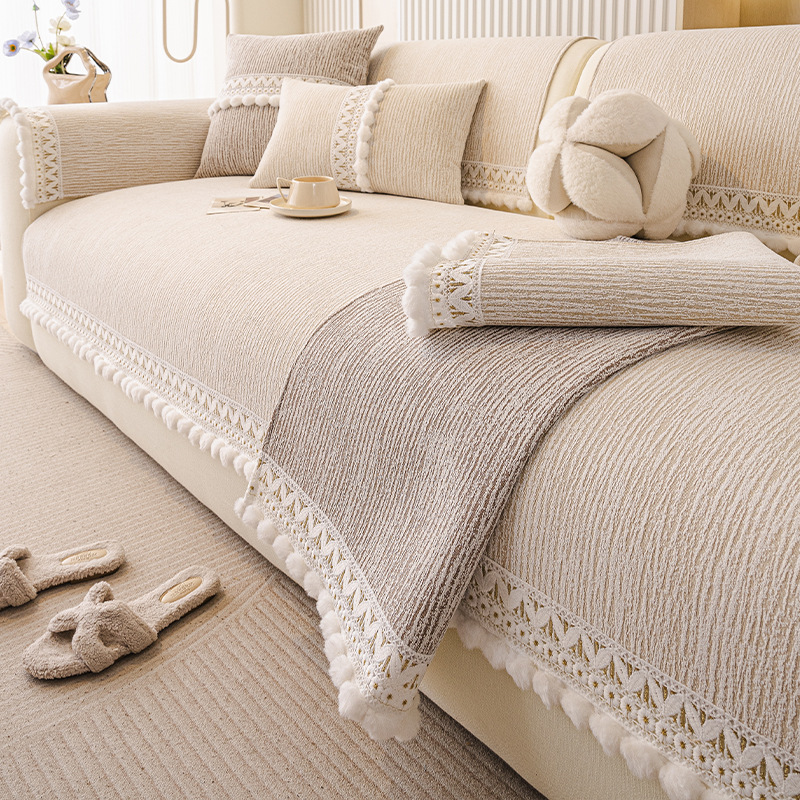 European Minimalist Sofa Cover Washable Elastic Couch Protector_voghion.com