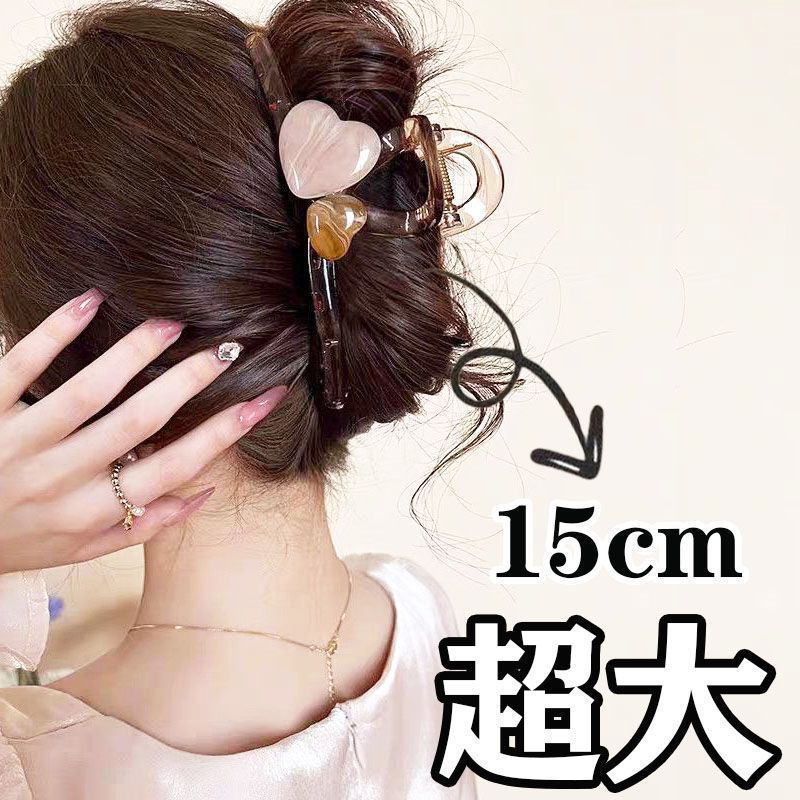 2025新款发夹女后脑勺抓夹鲨鱼夹发卡高级感发抓慵懒风盘发夹头饰|undefined