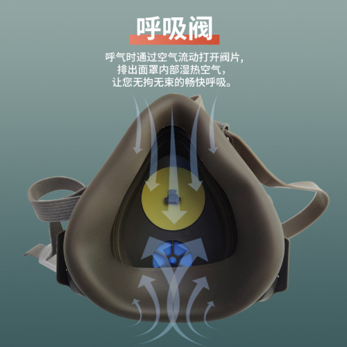 Spring breeze ten miles 3200 dust-proof industrial dust renovation grinding coal painting face mask KN95 dust mask