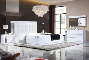 Factory Outlet Modern Minimalist 1.8m Double Master Bedroom Wedding Room Five Piece Furniture Set