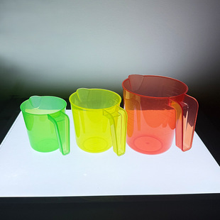 Three-Color Large, Medium and Small Measuring Cup Set 300ml Kindergarten Environmental Innovation Teaching Aids Kidsren's Fun Cognitive Measurement Toys