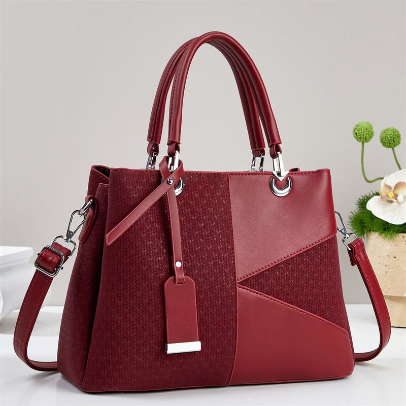 New Style Women's Handbag, European and American Trendy Large-Capacity Commuter Bag, Textured Shoulder Crossbody Bag, Factory Wholesale New Style Women's Handbag, European and American Trendy Large-Capacity Commuter Bag, Textured Shoulder Crossbody Bag, Factory Wholesale