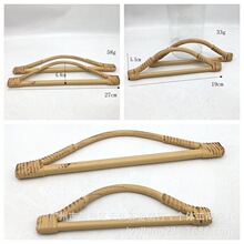 现货供应 仿藤编织衣架形提手 塑料把手 编织包手挽 包包挽手配件