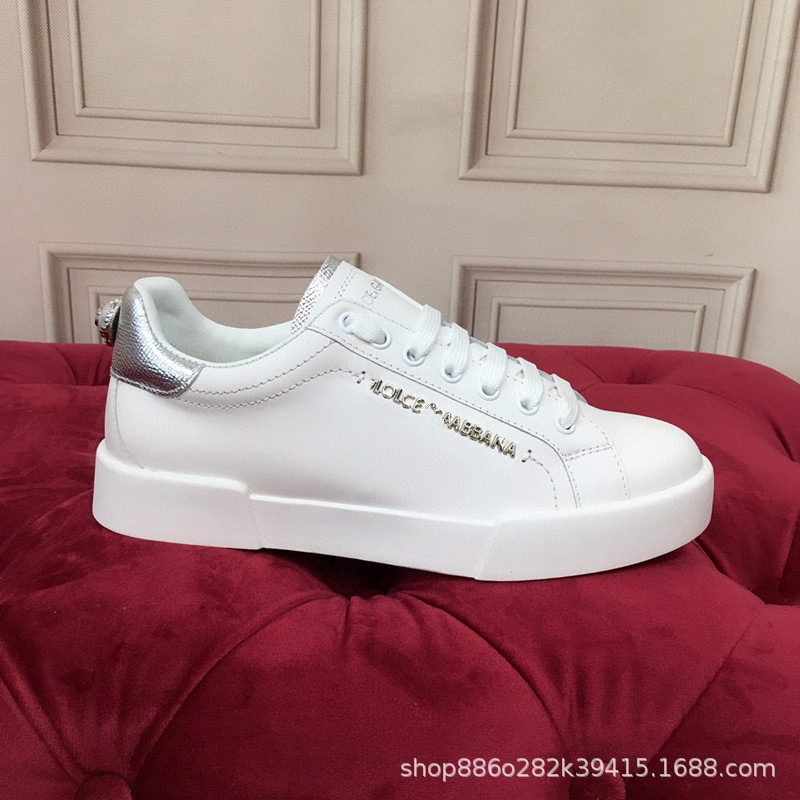 Comercio exterior orden Original D familia Four Seasons casual low-top DG plataforma zapatos de cuero punta redonda talón plano zapatos de viscosa de los hombres Guangzhou bienes