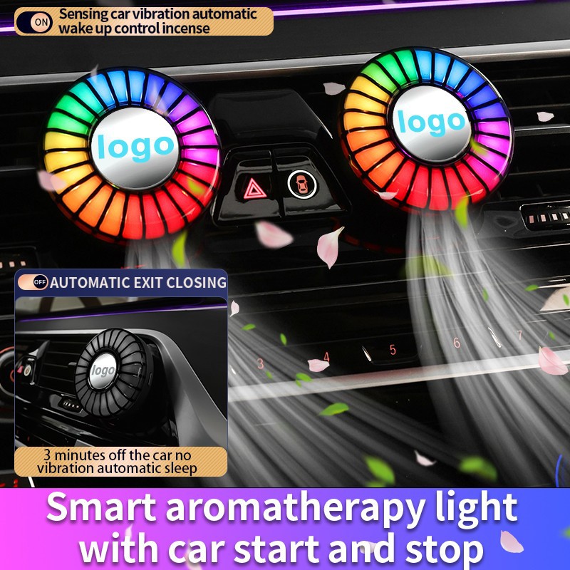 Aplicable a Volkswagen Tuang Golf magotan Santana salida de aire luz música ritmo luz aromaterapia luz APP luz interior