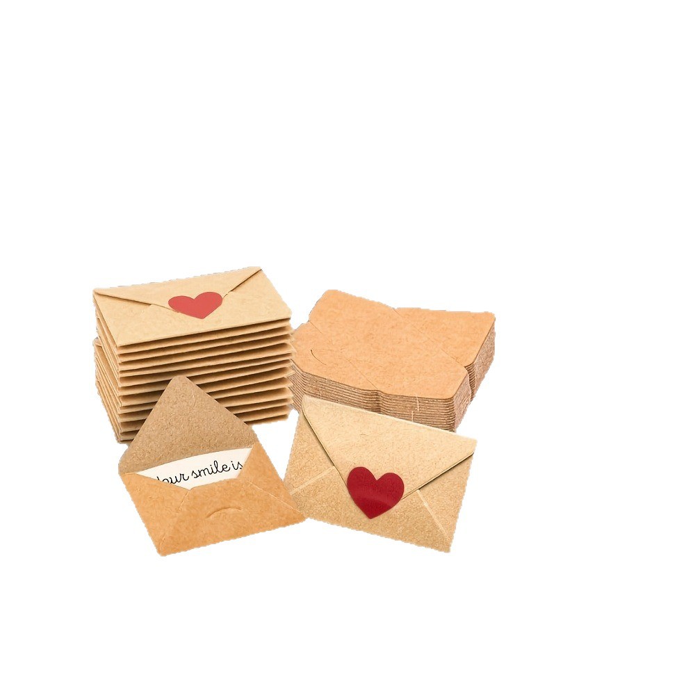 Pegatinas de corazones en mini sobres, las más vendidas de Amazon para tarjetas de San Valentín, una pequeña nota de amor para él o ella._voghion.com