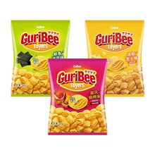 Calbee卡乐比Guribee层层脆芝士烧烤海苔味休闲零食膨化解馋65g