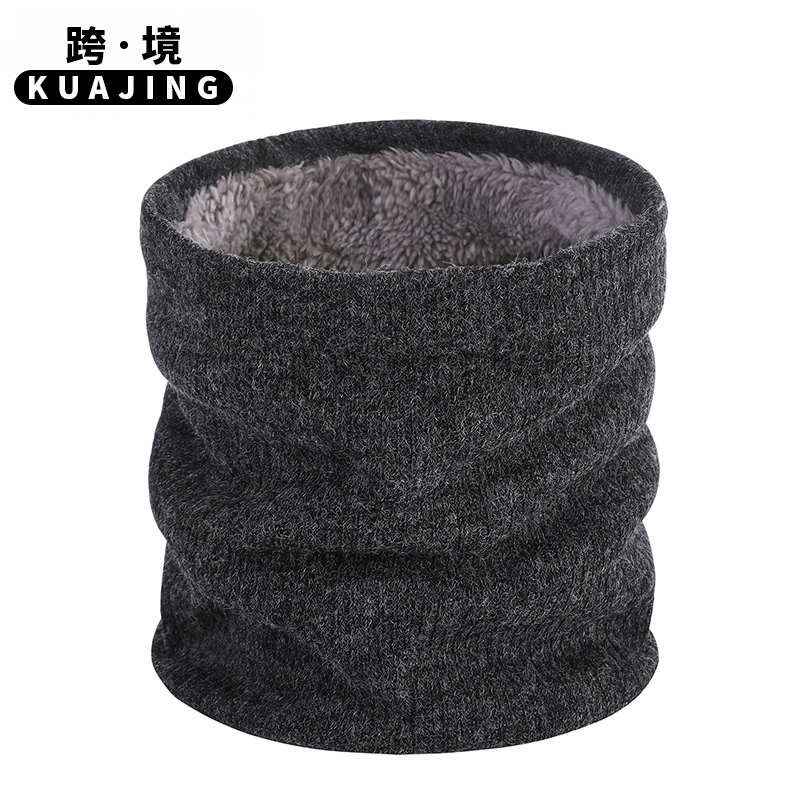 Зимний теплый шарф для пары, осенне-зимний двухслойный утолщенный шарф-пуловер, мужской однотонный бархатный шарф в корейском стиле, готовый к продаже