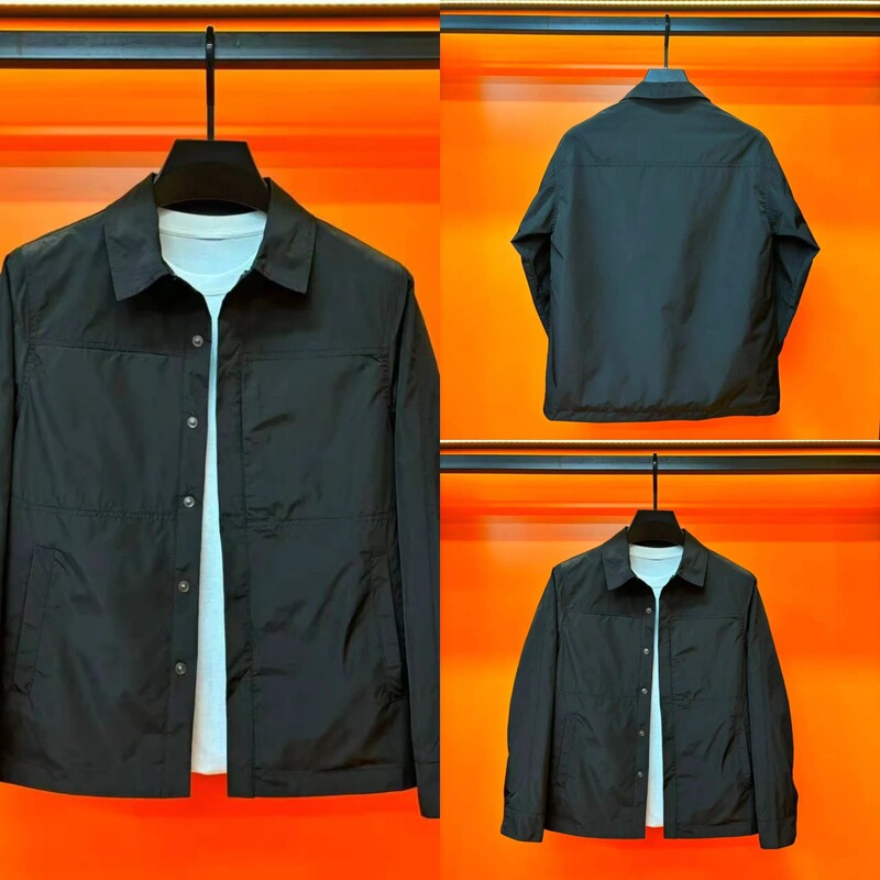 [Pre-Sale] High-Quality Men's Casual Jacket, Simple, Stylish, Trendy, Light Luxury, Slimming, Comfortable, Versatile Outerwear