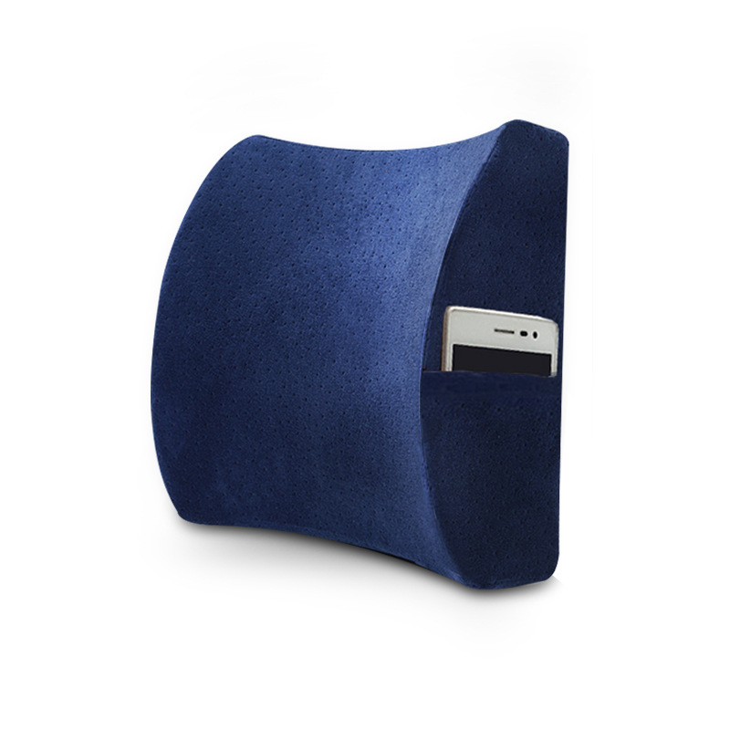 厂家批发记忆棉腰靠办公室办公椅靠垫慢回弹汽车靠背