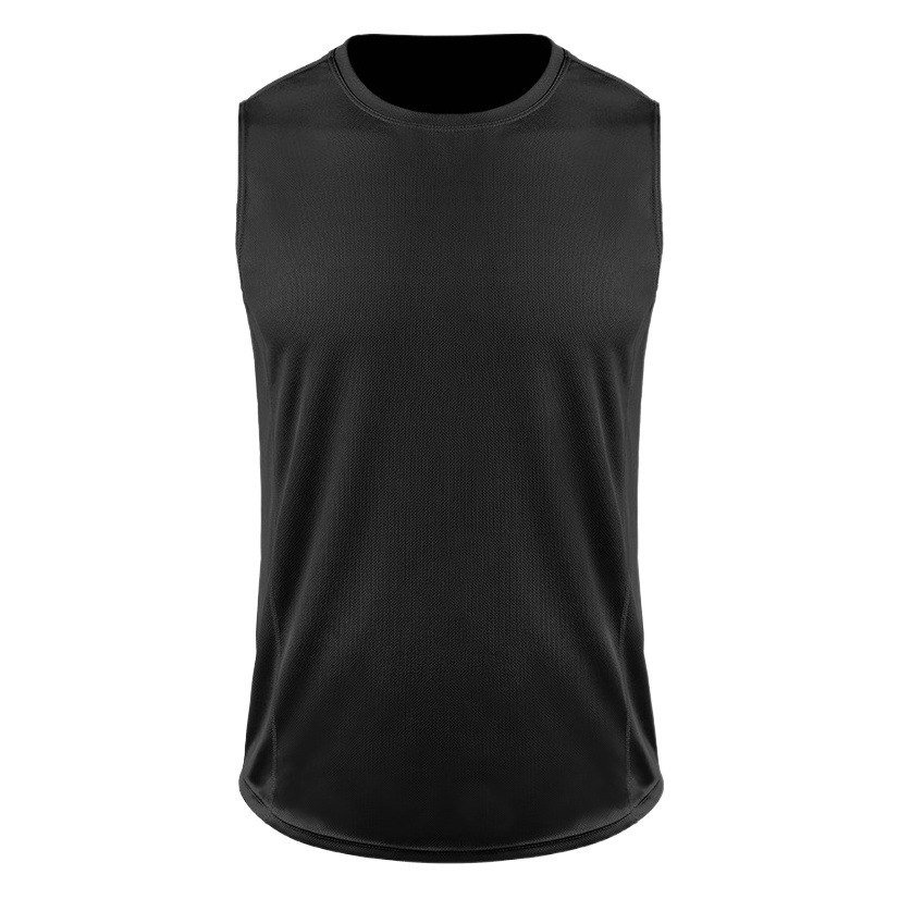 Chaleco sin mangas de los hombres de verano suelta corriendo bádminton fútbol baloncesto fitness ropa deportiva de secado rápido transpirable camiseta