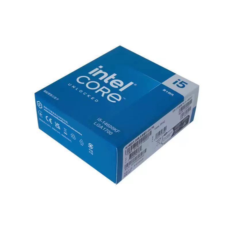 (Box) Core i5-14600KF новый процессор 14 ядер 20 потоков для настольного компьютера, 14‑е поколение