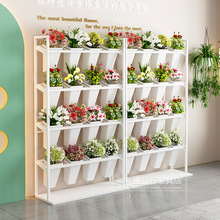 花店专用展示架铁艺多层鲜花婚庆架冰柜冷藏架阶梯式鲜花收纳架子