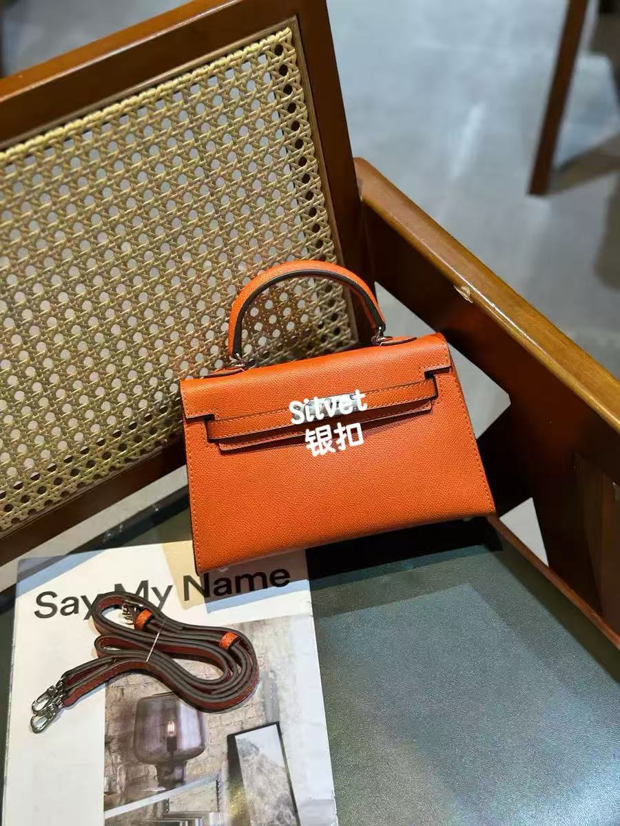 Hebilla de plata naranja / 22x7x14