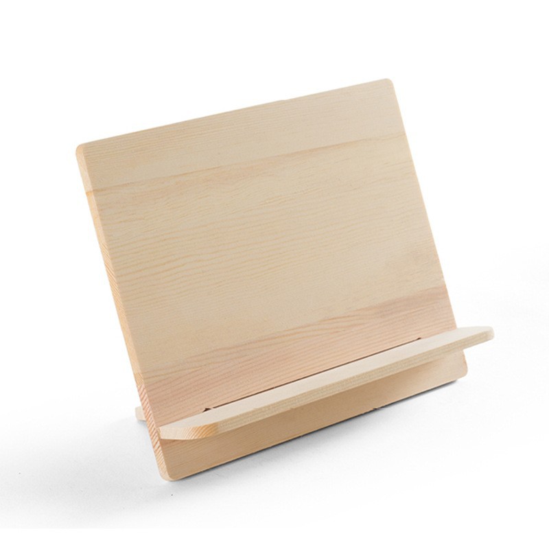 Soporte de calendario de madera conveniente Calendario de escritorio desmontable decoración tarjeta postal creativa base pantalla soporte de madera