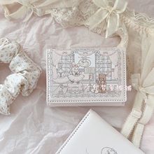 少女梦春日野餐系列兔熊钱包可爱原创设计防消磁多卡位磁扣零钱包