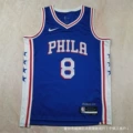 Heat Press 76ers 8 Blue