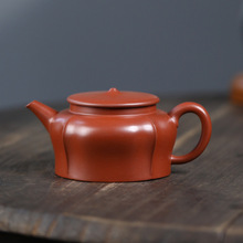 宜兴紫砂壶批发原矿紫砂红皮龙手工中式茶具泡茶壶一件代发笠帽壶