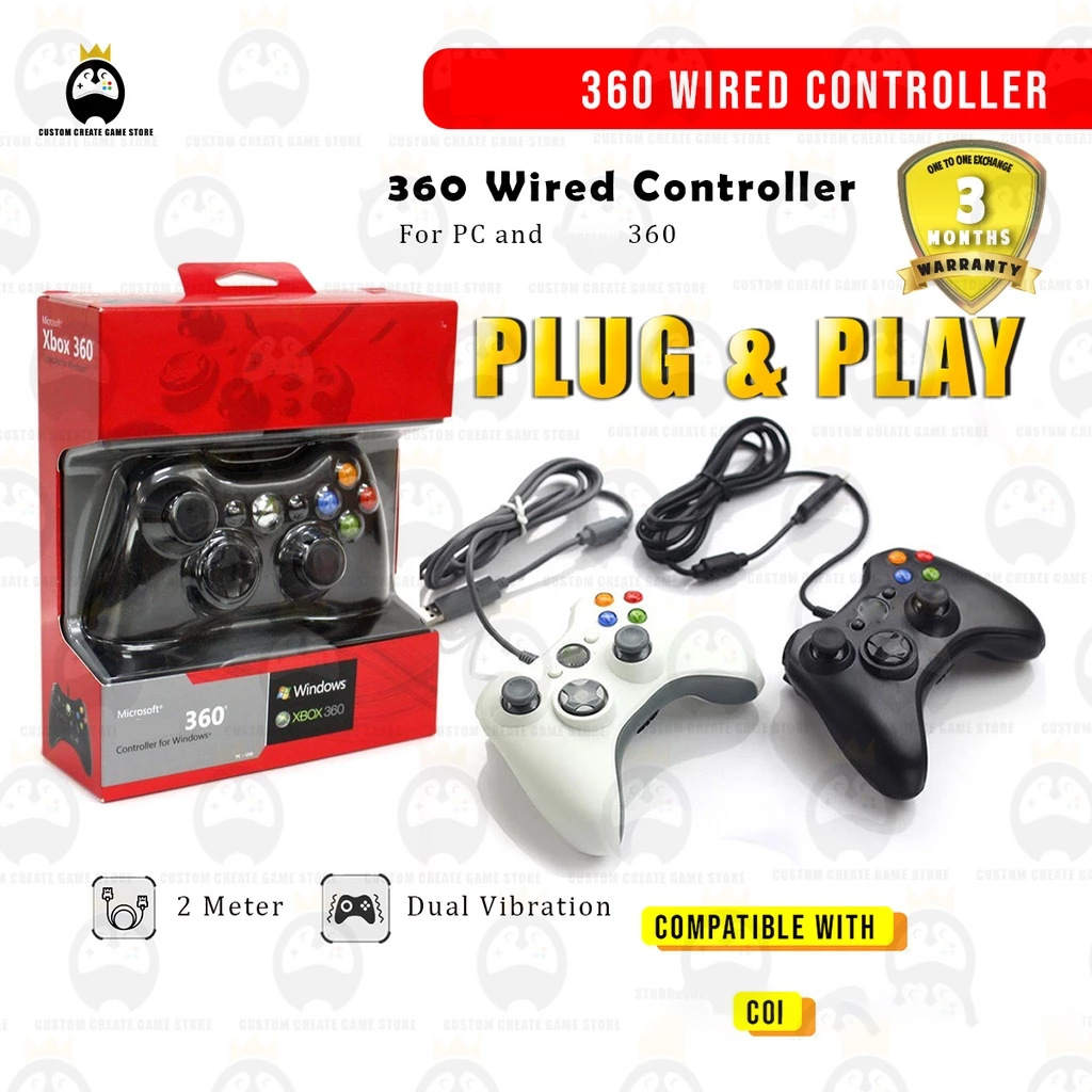 360有线手柄 支持TV PC360电脑P3有线游戏手柄steam游戏控360