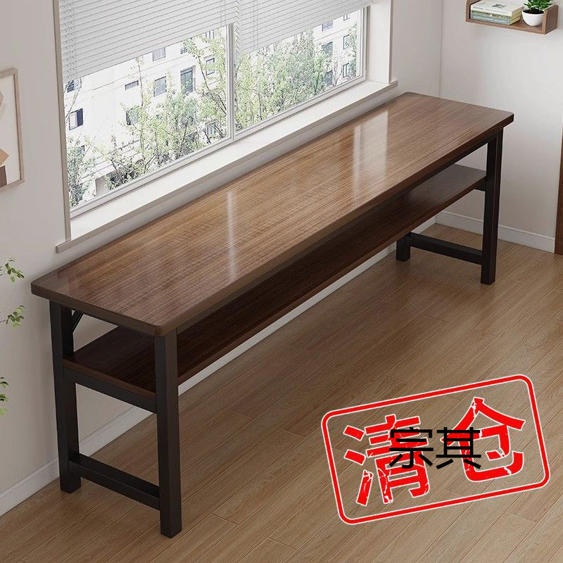 Desk Long Table Home Student Study Table Rectangular Computer Table Office Desk [Shipped Within 30 Days]