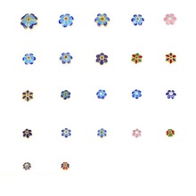 ��ɫ ��̩�{5-12mm���л�ñ �m�Ųʟ��{��Ƭ DIY����Ʒ�������