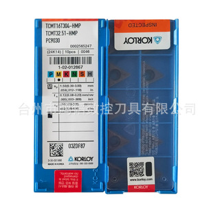 TCMT16T308-HMP PC9030�˄���KORLOY���ص����M����Ƭ �ȿ�܇����