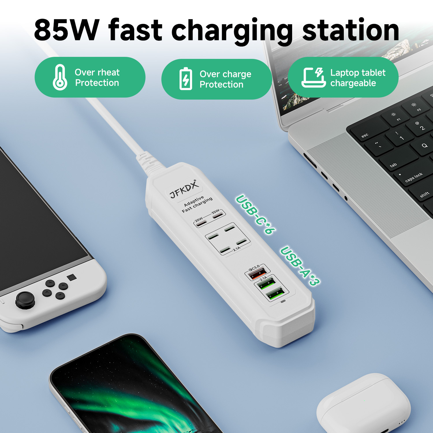 Gran Bretaña, Estados Unidos, Estados Unidos, la UE, los cargadores USB de cada plataforma transfronteriza son buenas cosas, cable de extensión de 1,5 m