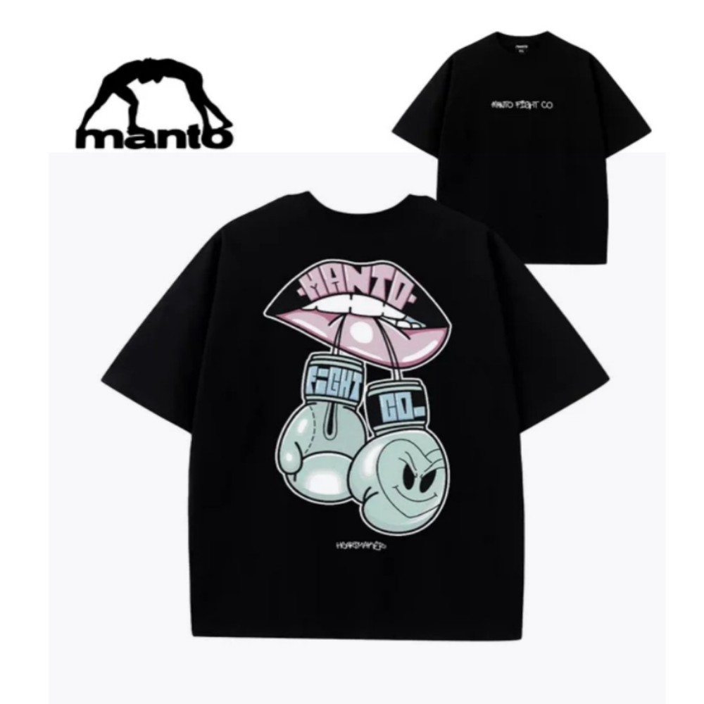 (Cross-border trading), boxing T-shirt with a round collar for men and women, with short sleeve, print