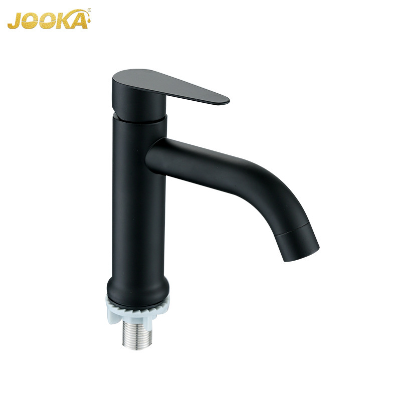 Cross-Border E-Commerce Direct Supply of Sanitary Ware 201 Black Basin Faucet for Home Bathroom with Flexible Water Outlet and Affordable Price