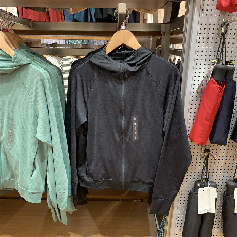 Chaqueta con Capucha y Cremallera de Color Sólido para Mujer, Primavera/Verano 2026, Transpirable, Ligera, con Protección Solar, Dropshipping 444531