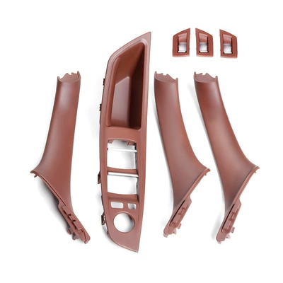 Armrest, handle, handle – armrest door handle - red-brown-seven-piece-set-short-axis-version