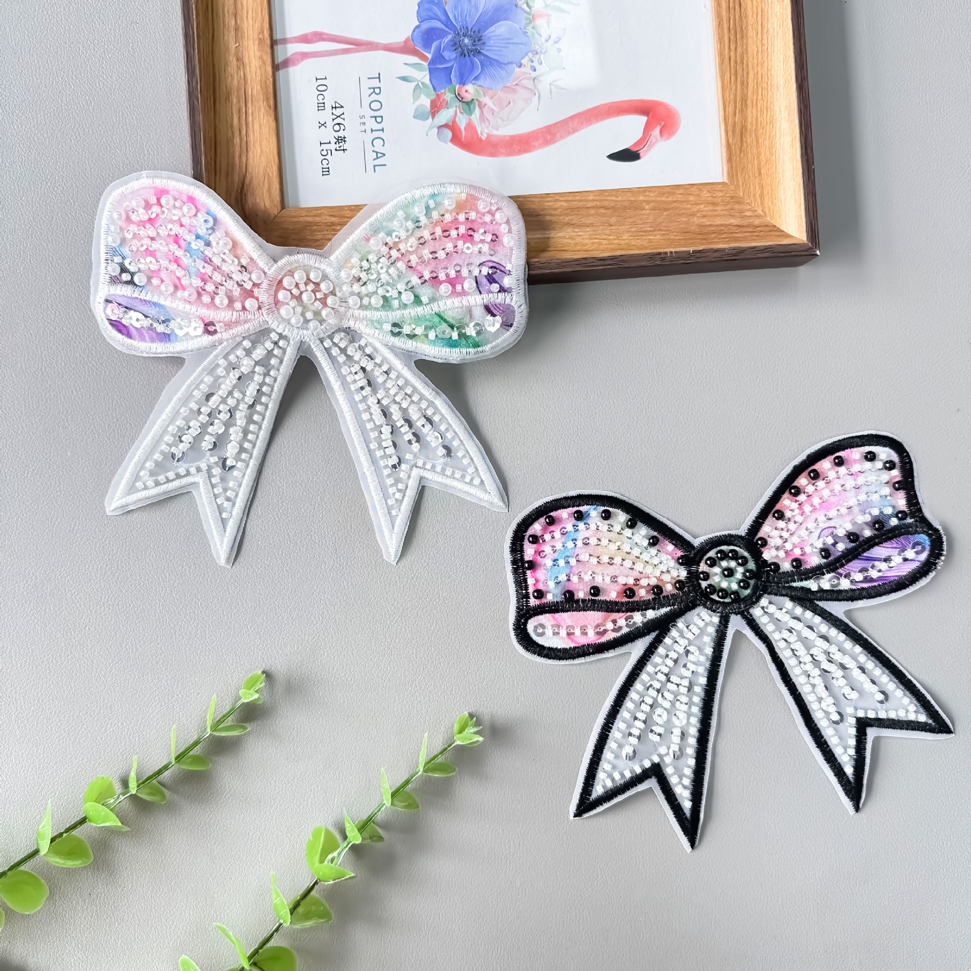 Nuevo color fantasma ogan tridimensional sequela arco dibujos animados ropa infantil zapatos sombreros maleta tela calcomanías