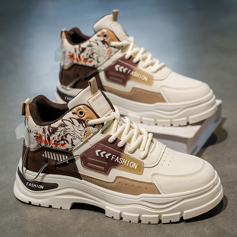 Botas Martin para hombres otoño 2026 nuevo skate de alto nivel transpirable casual versátil hombre de moda zapatos de moda de suela plana