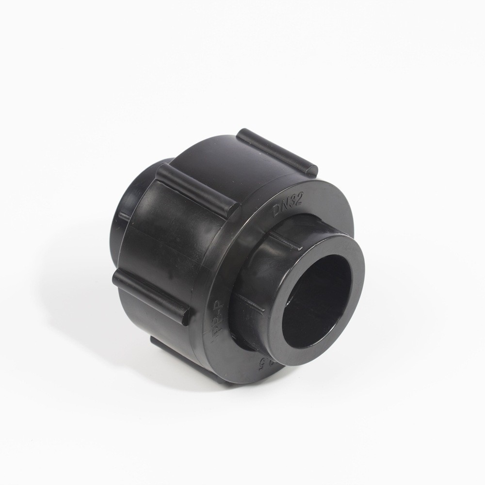 Fábrica al por mayor PE plástico completo Junta suelta 202532 cuatro puntos 6 minutos 1 pulgada accesorios de plomería tubería de agua del grifo accesorios de tubería