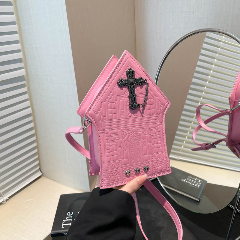 Bolsos pequeños de diseño de nicho 2025 primavera nuevo bolso femenino bolso de hombro de casa personalizado bolso de mensajero de cruz de cadena