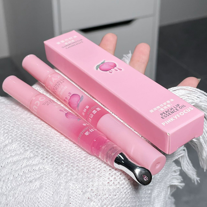 PinkyFocus Sweet Moisturizing Lip Oil Hydrating Lip Balm para mejorar la sequedad y desvanecer las marcas labiales. image 5