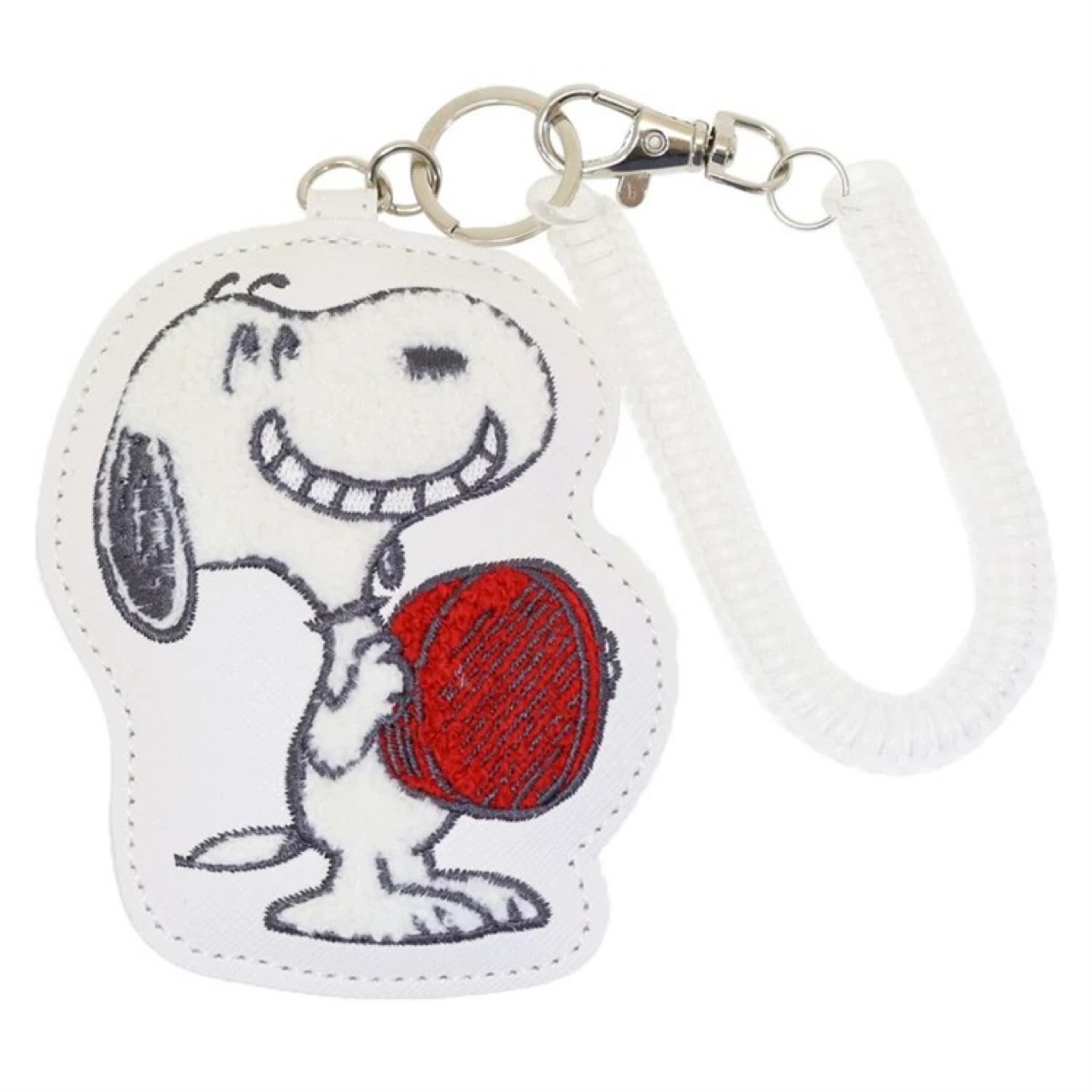 Tarjeta de tráfico de cuero japonés en stock tarjeta de control de acceso tarjeta bolsa de tarjeta con cuerda de tracción telescópica