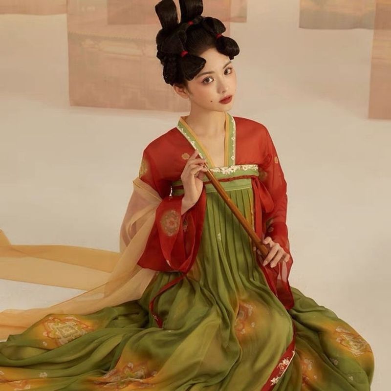 Chinese Hanfu for women China traditional folk costumes fairy princess empress cosplay gown Tang Palace Night Banquet ru Skirt Tang Dynasty Hanfu Female