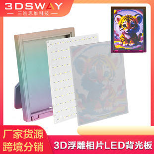 3D Printer Tuozhu Cmyk Embossed Translucent Backlight Led Photo Frame Light Panel Set Component USB Light 5V