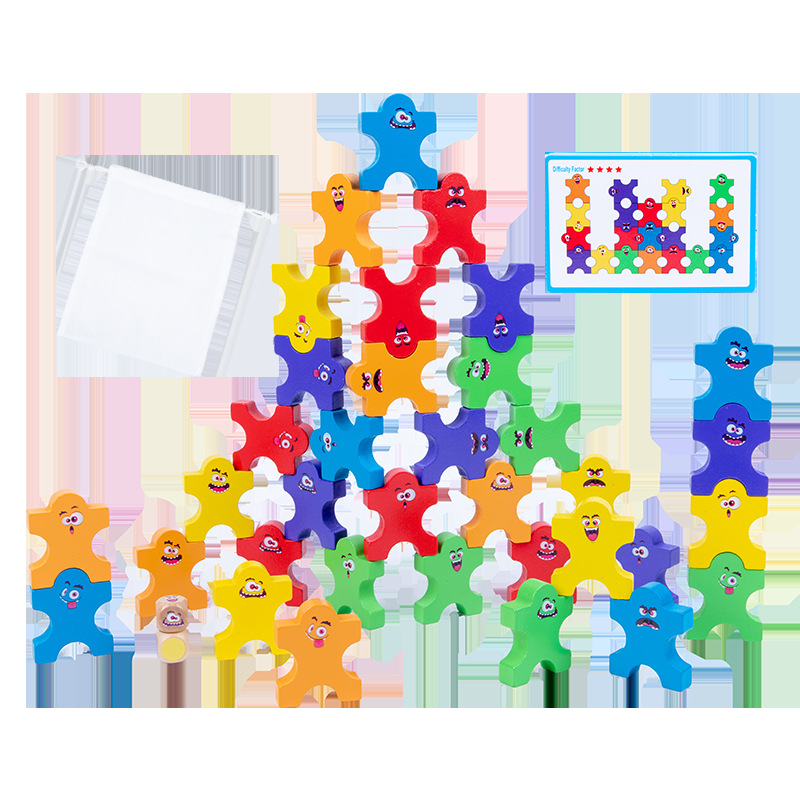 Ce CPC Amazon dinosaurio apilado alto padre-hijo juego interactivo niños educación temprana rompecabezas animal Jenga juguete