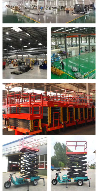 Three-Wheel Mobile Lifting Platform, Scissor-Type High-Altitude Maintenance Electric Hydraulic Three-Wheel Vehicle-Mounted Lift