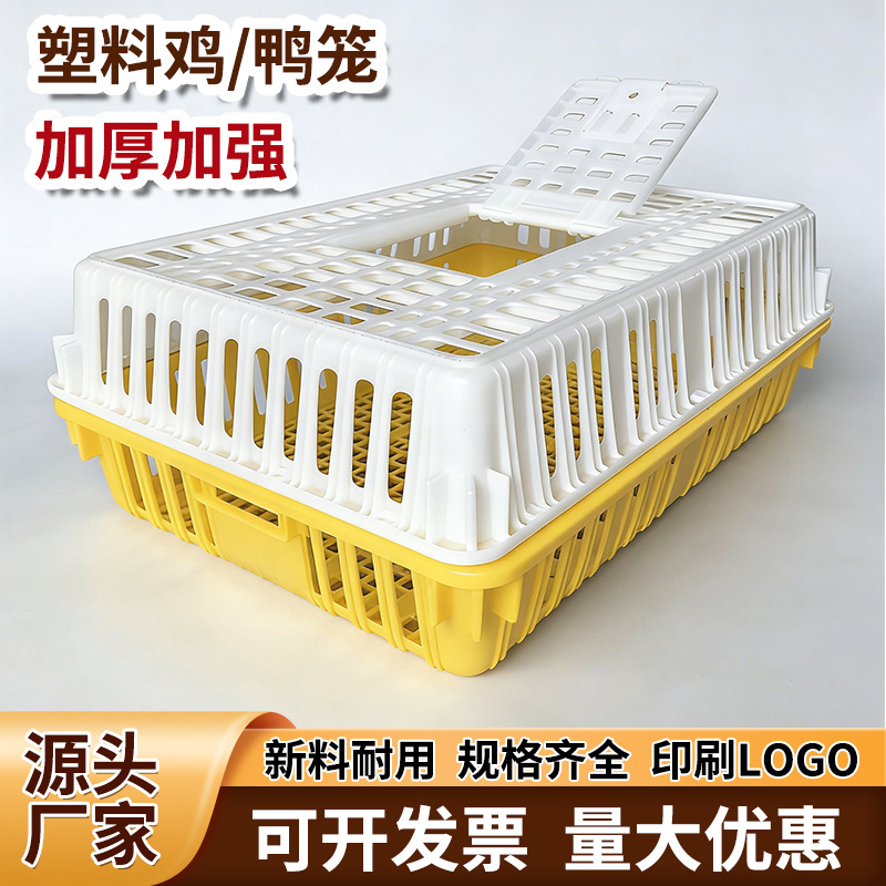 鸡笼 鸭笼 厂家现货 鸡笼子 塑料鸡笼子 运输周转鸡笼子