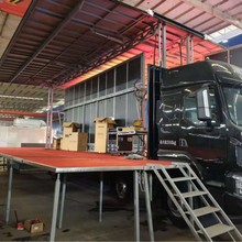 LED大屏幕路演车 舞台车宣传车3.1米 双排座专业户外车演出车