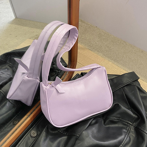 Casual commuting armpit bag, niche trend handbag,  autumn new bag, women's fashionable simple shoulder bag
