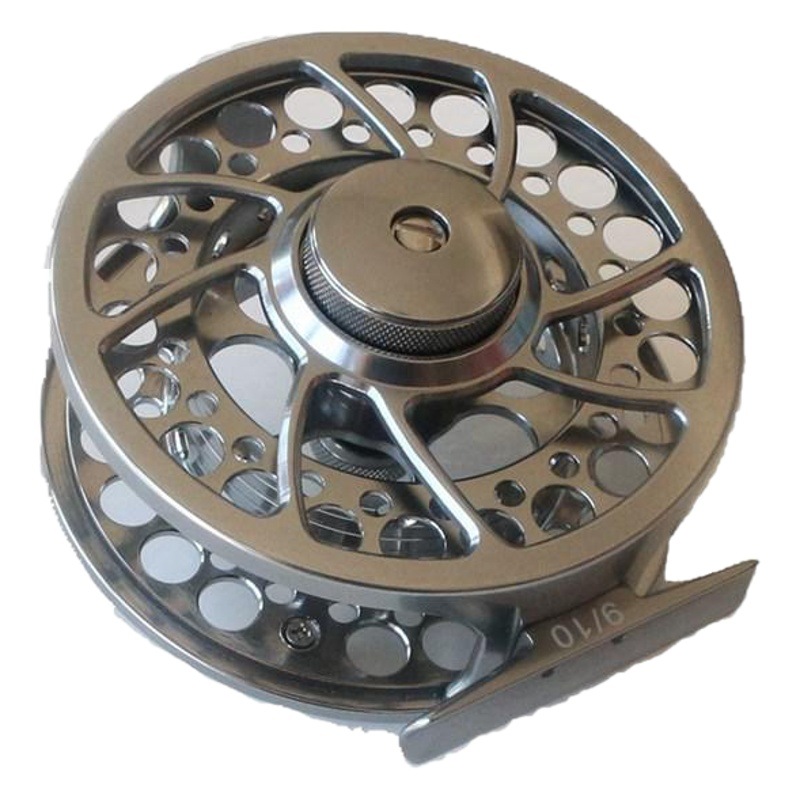 Rueda de pesca con mosca transfronteriza máquina de carrete de mosca más CNC rueda volante rueda delantera 3 rodamiento rueda de pesca ARBOR GRANDE
