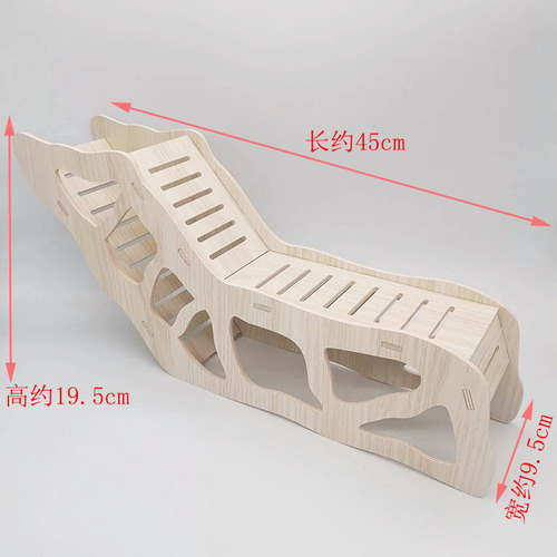 Wholesale underground cave hamster golden bear dwarf peeping house multifunctional wooden landscaping for natural wind escape