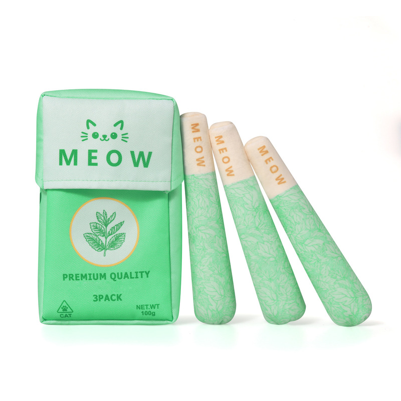 亚马逊爆款猫薄荷烟猫玩具自嗨解闷口腔清洁逗猫棒猫咪磨牙棒猫咪|undefined