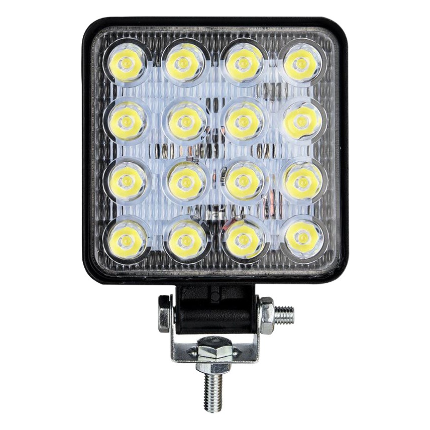 Dxz coche LED luz de trabajo 4 pulgadas cuadrado 16 luz 48W luz auxiliar modificación faro ingeniería Spotlight faro