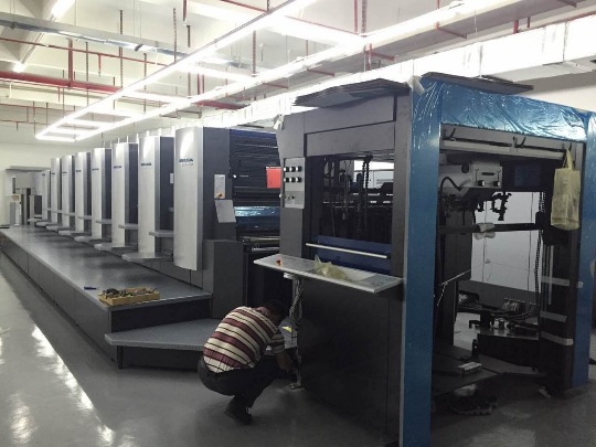 海德堡8色印刷机