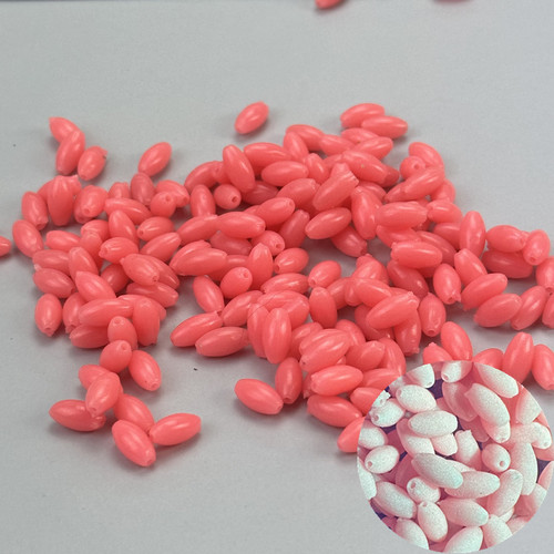 Eye-catching beans and olives, long cylindrical floating tail, eye-catching beans and soy fish float accessories, fishing gear accessories, luminous beads